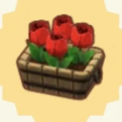 あかいチューリップの画像