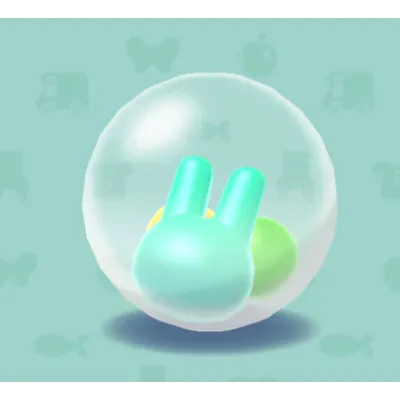 うさぎのバルーンクッションの画像