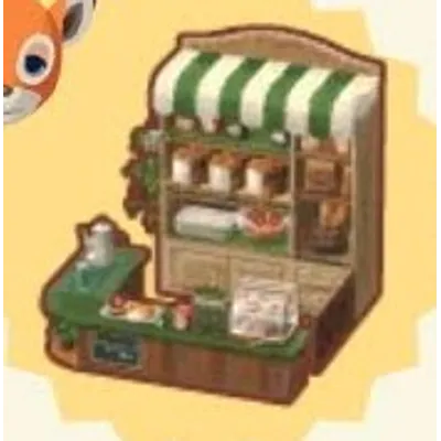 ベーカリーのレジカウンターの画像