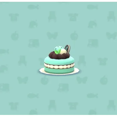チョコミントなケーキの画像