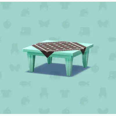 チョコミントなテーブルの画像