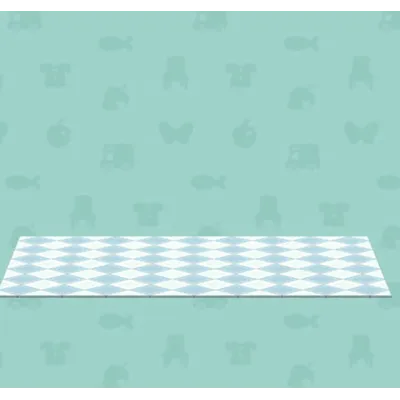 アリスなチェックのラグの画像