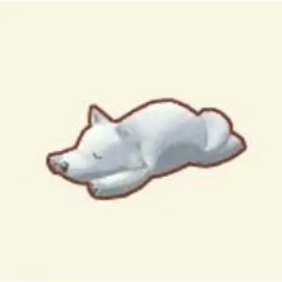 おおかみのぬいぐるみの画像