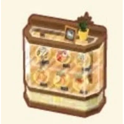 パンケーキカフェのショーケースの画像