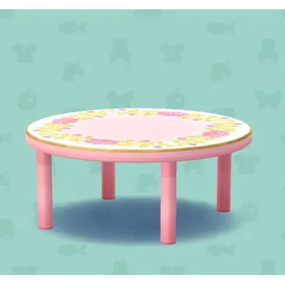 パステルチャイナなテーブルの画像