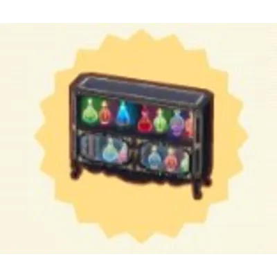 まほうのガラスびんのかざりだなの画像