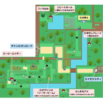 21番道路の画像