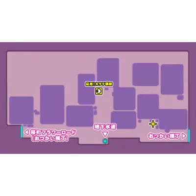 商店街の細道の画像