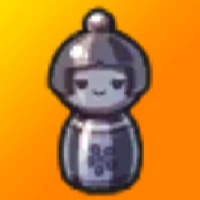 銀のこけしの画像