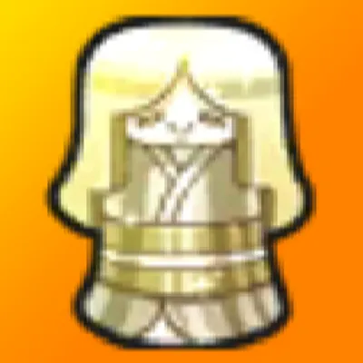 プラチナのこけしの画像