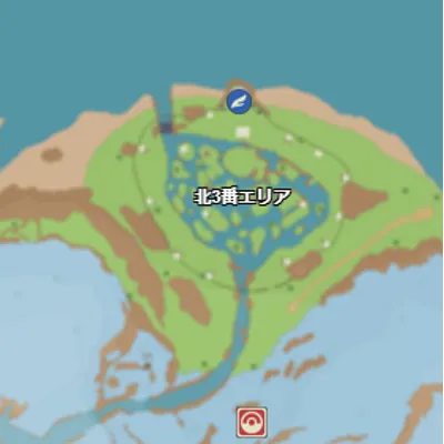 北3番エリアの画像