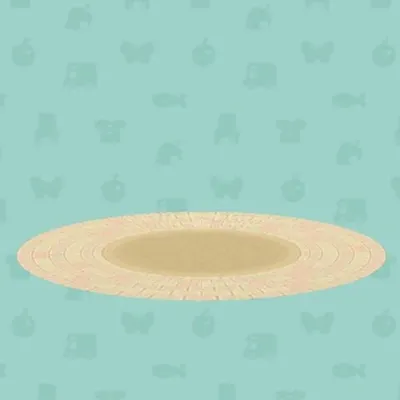 チョウのてんじしつのラグの画像