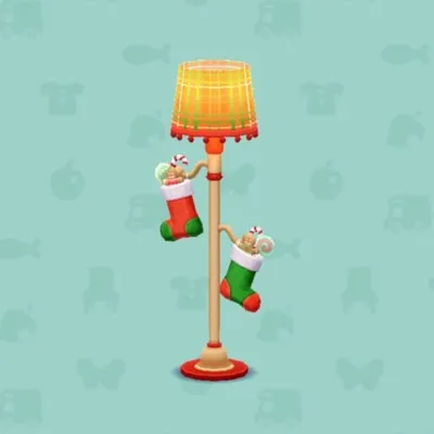 クリスマスブーツつきランプの画像