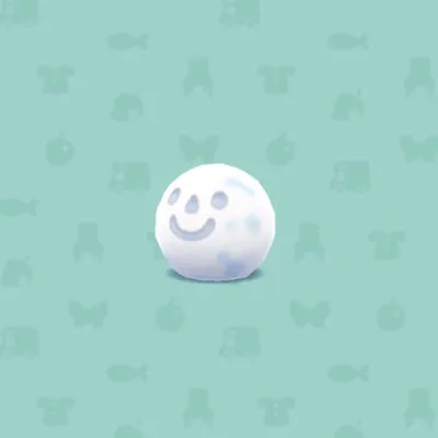 シンプルなゆきだるま・あたまの画像