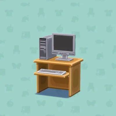 パソコンとラックの画像