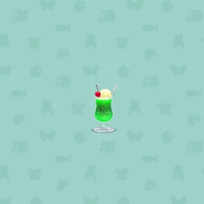 レトロポップなクリームソーダAの画像