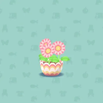 ピンクのイースターガーベラの画像