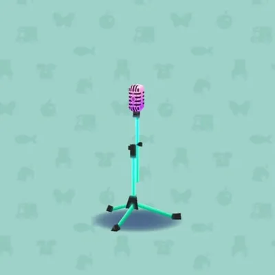 サイバーポップなスタンドマイクの画像