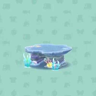 かいていのいわのテーブルの画像