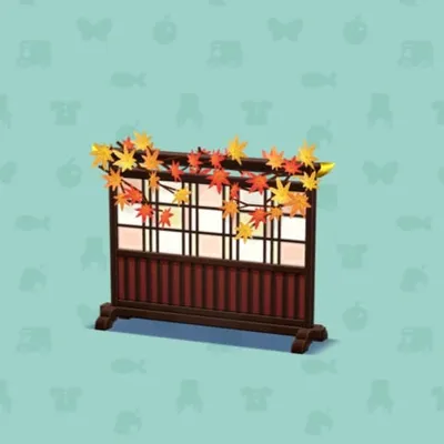もみじのわしつのついたての画像
