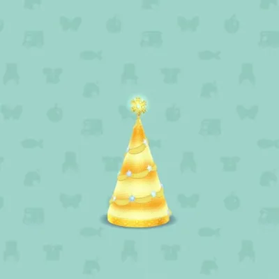 イエローなイルミネーションツリーの画像