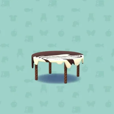 チョコレートマーブルなテーブルの画像