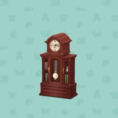アンティークなはしらどけいの画像