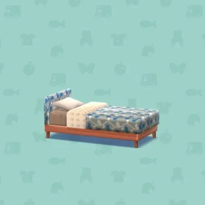 スカンジナビアなベッドの画像