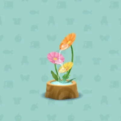 フラワーパークのふんすいの画像