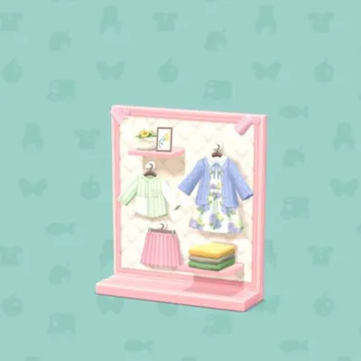 アパレルショップのディスプレイAの画像