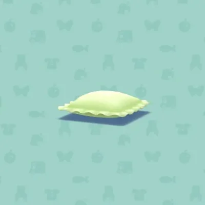フリルつきスクエアクッションの画像