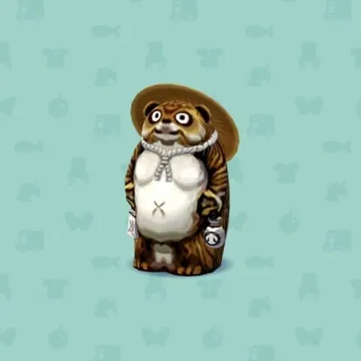 たぬきのおきものの画像