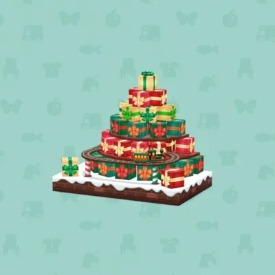 クリスマスのてつどうもけいの画像