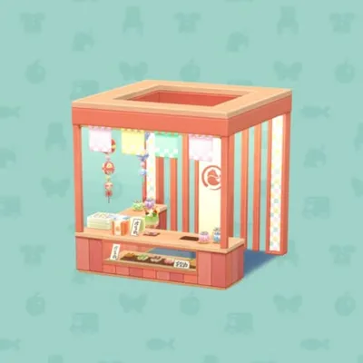 きつねカフェのカウンターの画像