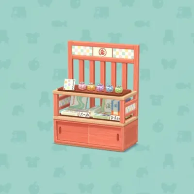 きつねカフェのしょうひんだなの画像