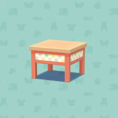 きつねカフェのテーブルの画像