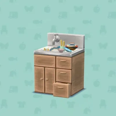 だらしないシンクの画像