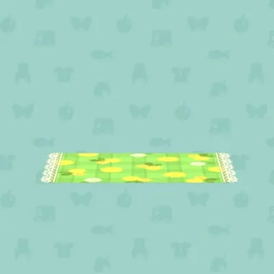 タンポポがらのピクニックシートの画像