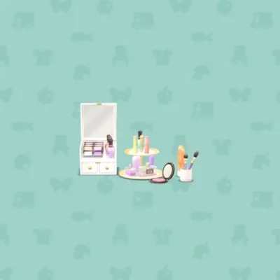 しろいコスメセットの画像