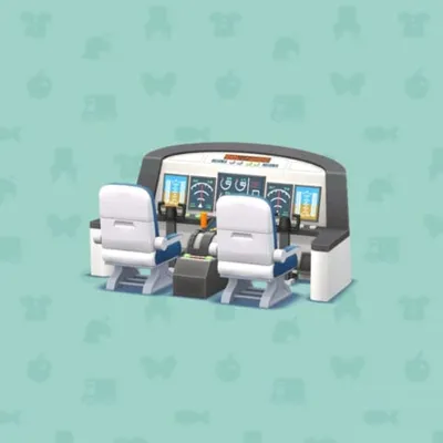 ひこうきのコックピットの画像