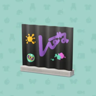 ラップバトルのついたての画像
