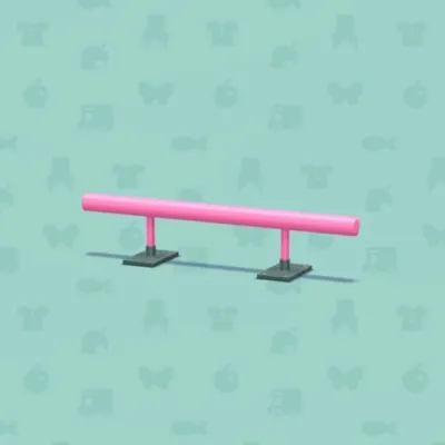 スケボーパークのグラインドレールの画像