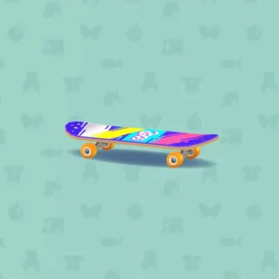 スケボーパークのスケートボードBの画像