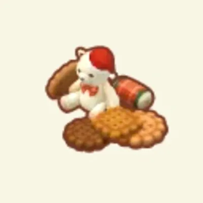 ビスケットベアのぬいぐるみセットの画像