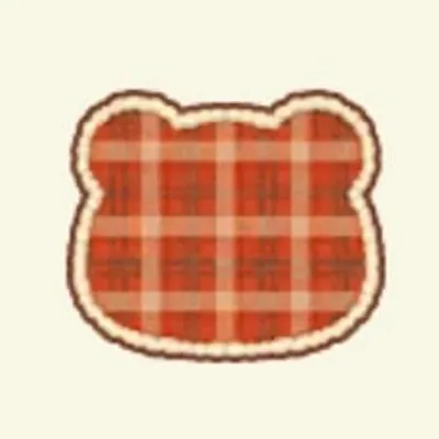 ビスケットベアのラグの画像