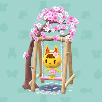 まいこちゃんのさくらブランコの画像