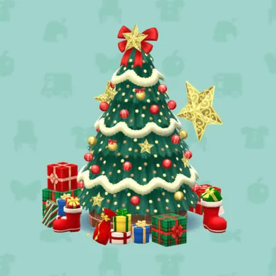 おおきなハッピークリスマスツリーの画像