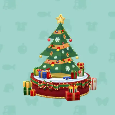 まわるビッグクリスマスツリーの画像