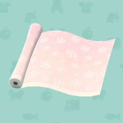 ゆきのけっしょうのかべ・ピンクの画像