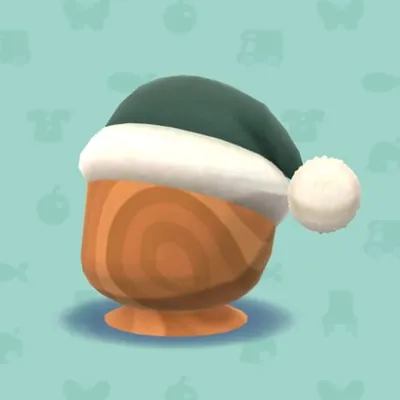 シックなサンタぼう・グリーンの画像